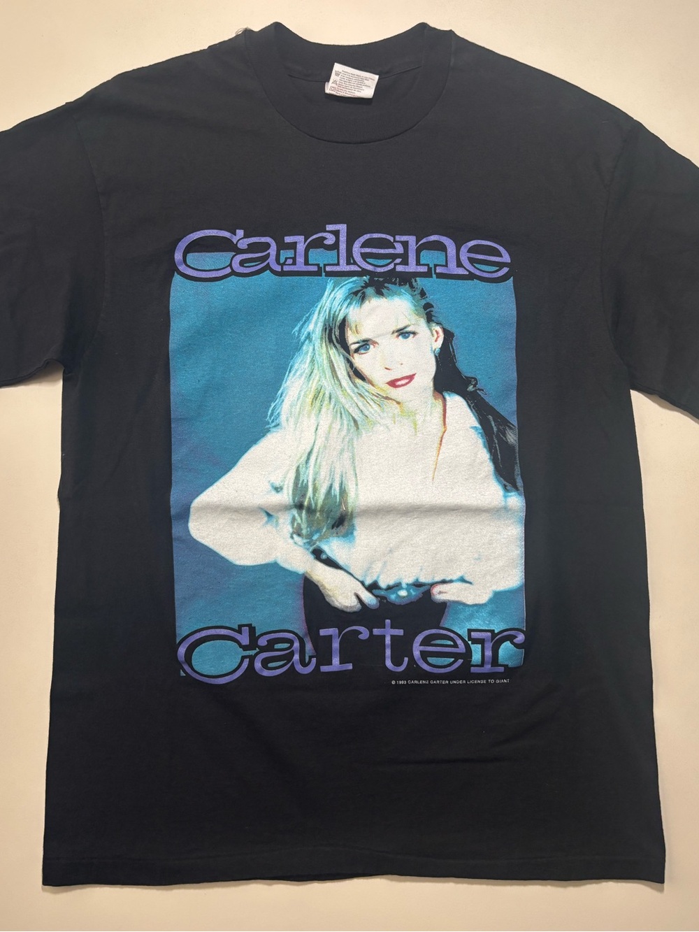 1993 Carlene Carter vintage county band Hanes shirt single stitch